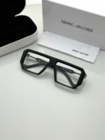 Black Full-Rim Eyeglasses Frame – Clear Plano Lens Optical Glasses - Image 6