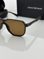 Brown Full-Rim Rectangle Eyeglasses Frame – Classic Everyday Optical Glasses - Image 7