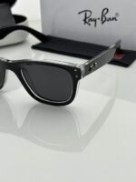 Fashion transparent black sunglasses for outdoor use
