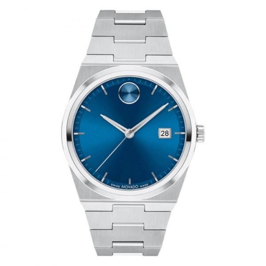 Movado BOLD Blue Dial Watch Movado BOLD Blue Dial Stainless Steel Men’s Watch