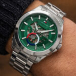 Tommy Hilfiger Automatic Skeleton Green Dial Stainless Steel Men’s Watch