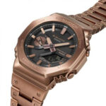 Casio G-Shock Japan Rose Gold Metal Tough Solar Bluetooth Analog Digital Watch