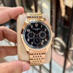 Patek Philippe Complications Rose Gold Chronograph Black Dial Men's Watch