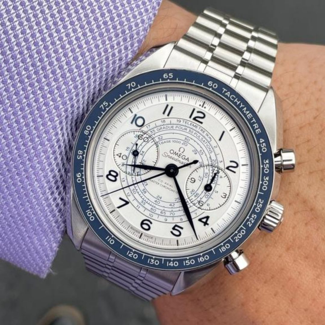 Omega Speedmaster Calibre 9908 White Dial Chronograph Watch