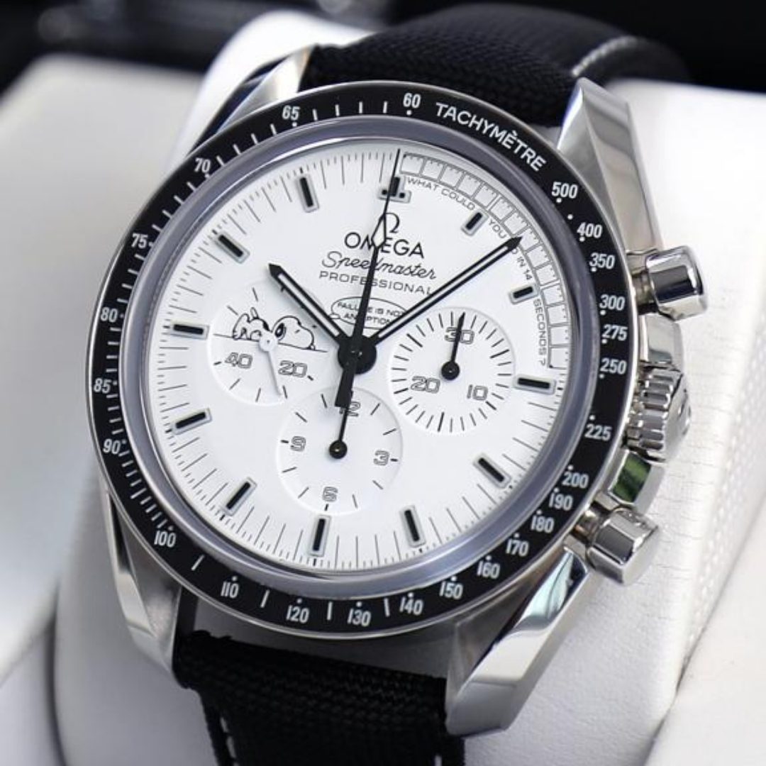 Omega Speedmaster White Dial Chronograph Watch