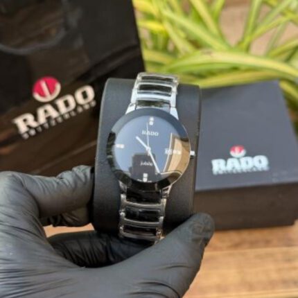 Rado Black Dial Ceramic Stainless Steel Men’s Watch