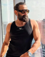 Bollywood Celebrity Style Prad a Black Imported Premium Tangs