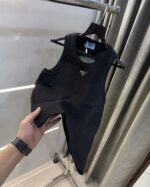 Bollywood Celebrity Style Prad a Black Imported Premium Tangs - Image 3