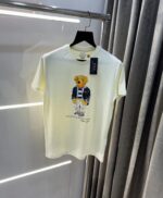 Ralp.h Laure n cream Teddy Logo Premium T-Shirt - Image 2