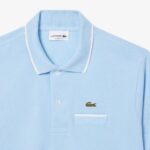 Lacost e Sky-blue EmbroideryLogo Premium Polo T-Shirt