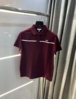 Lacost e Wine Embroidery Logo Premium Polo T-Shirt - Image 2