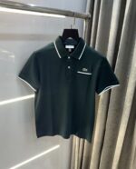 Lacost e Bottle Green Embroidery Logo Premium Polo T-Shirt - Image 2