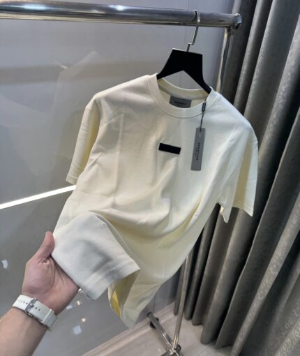 Essential Off-White Textured T-Shirt for Men – Premium Streetwear Tee