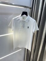 Ami paris Logo Work Premium Imported T-Shirt In White