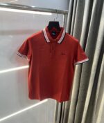 Hugo B0_ss Rust Premium Polo T-Shirt - Image 2