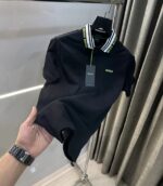 Hu_Go Boss Black Premium Polo T-Shirt - Image 2
