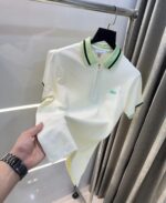 Lacost e White Logo Work Premium T-Shirt - Image 2