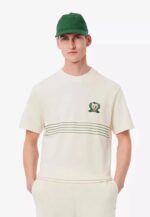 Lacost e White Embroidery Logo Premium Polo T-Shirt
