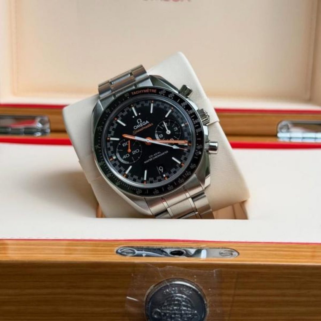 Omega Speedmaster Racing Stainless Steel Chronograph Watch