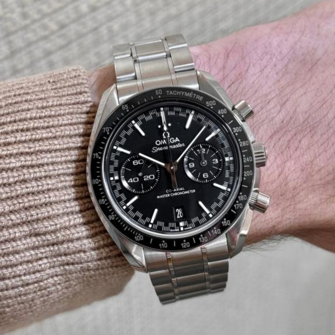 Omega Speedmaster Racing Black Dial Chronograph Watch