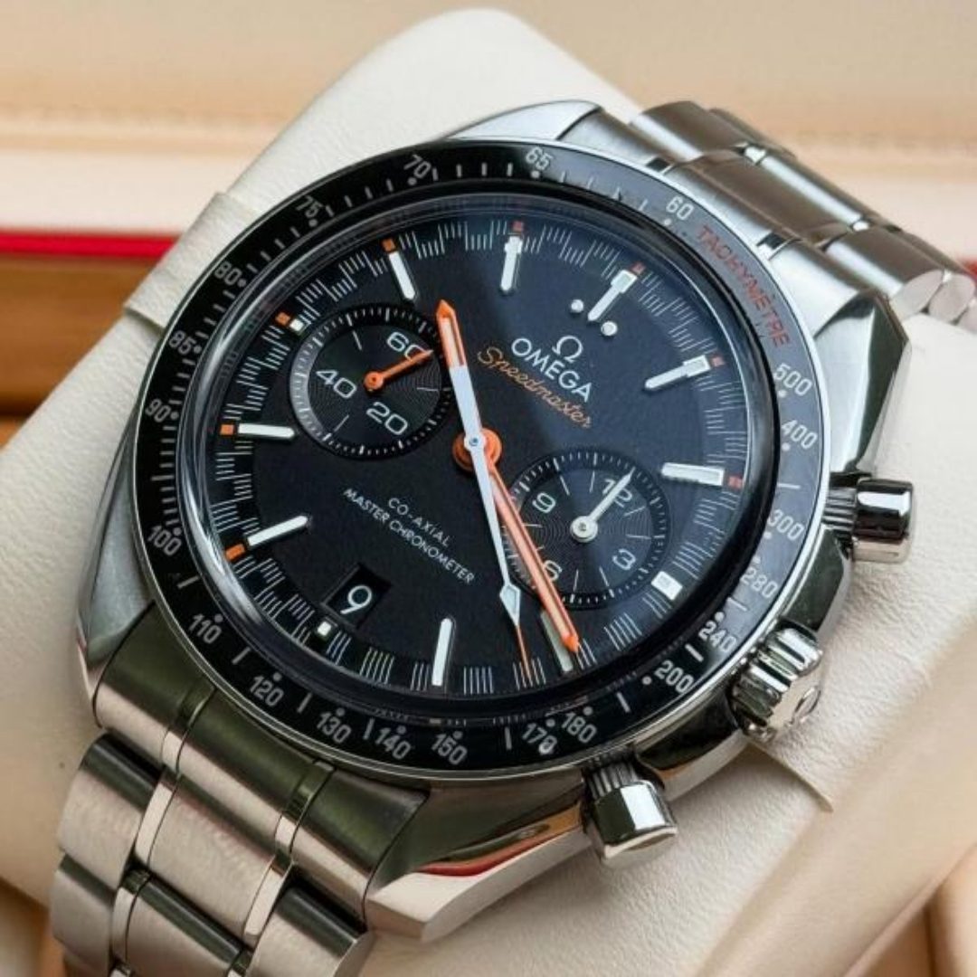 Omega Speedmaster Racing Chronograph Black Dial Watch