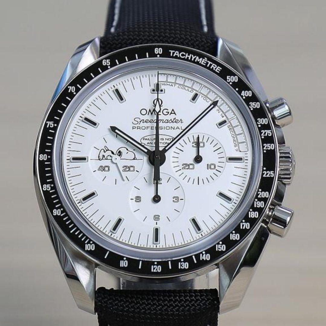 Omega Speedmaster White Dial Chronograph Watch