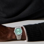 Movado BOLD Stainless Steel Teal Dial Wrist Watch