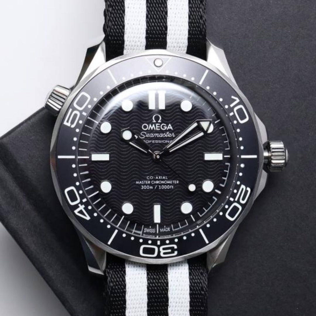 Omega Seamaster Diver 300M Automatic Black Dial Watch