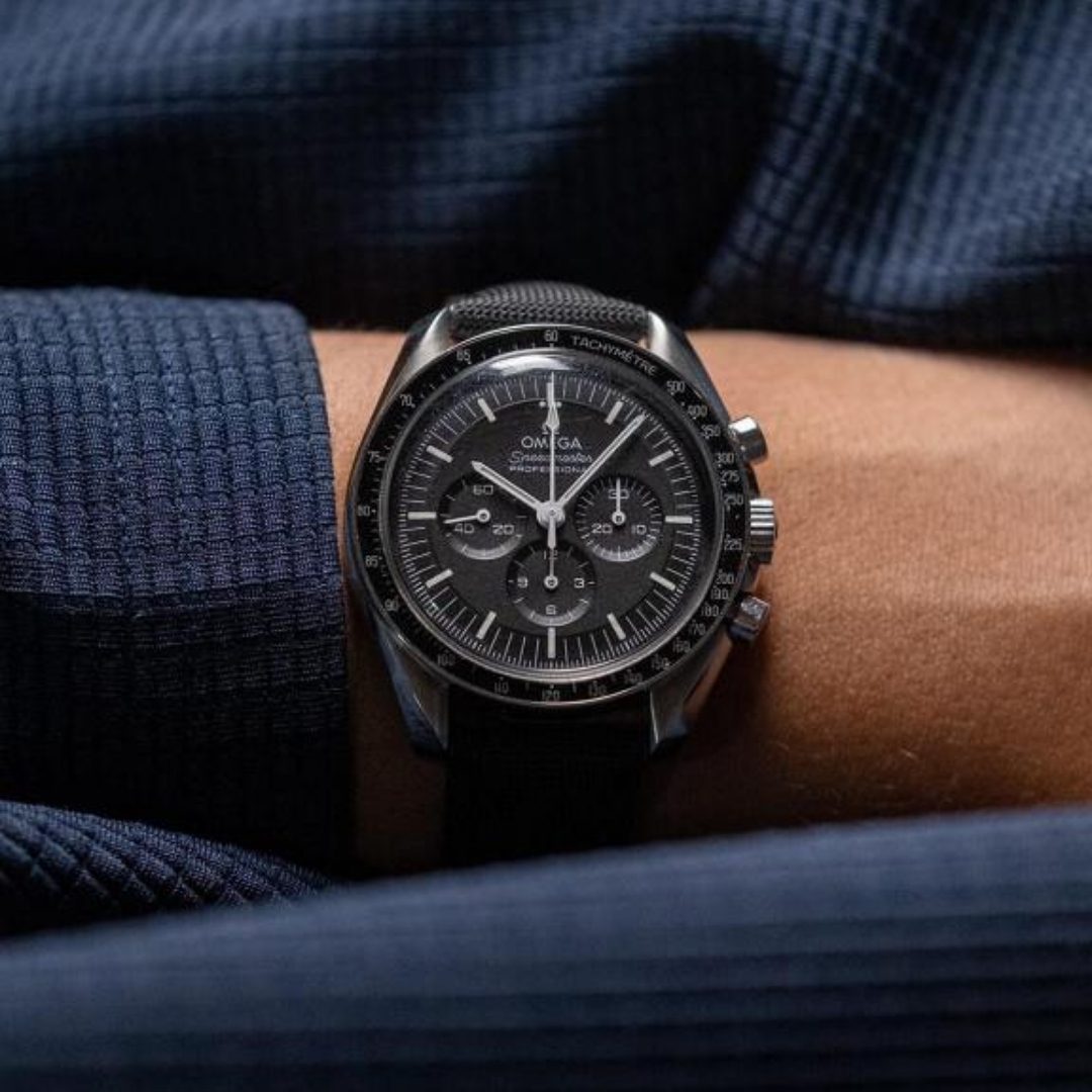 Omega Speedmaster Black Dial Moonwatch Watch