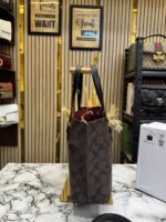 Coach Mollie Tote Bag (Coffee) – Premium Designer Shoulder Tote with Box & Dust Bag - Image 2