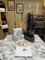 Christian Dior Noir Shoulder Bag (Black-6919) – Premium Designer Handbag with Box & Dust Bag