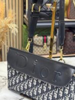 Christian Dior Noir Shoulder Bag (Black-6919) – Premium Designer Handbag with Box & Dust Bag - Image 3