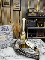 Christian Dior Saddle Crossbody Bag (White) – Premium Designer Handbag with Box & Dust Bag. - Image 2