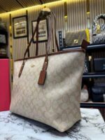 Coach Tote Sling Bag (Apricot) – Premium Designer Handbag with Original Box & Dust Bag. - Image 2