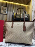 Coach Tote Sling Bag (Apricot) – Premium Designer Handbag with Original Box & Dust Bag. - Image 6