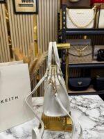 Charles & Keith Kerry Mini Tote Bag (White) – Premium Designer Mini Handbag Including Carry Bag. - Image 2