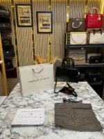 Charles & Keith Kerry Mini Tote Bag (Black) – Premium Designer Mini Handbag Including Carry Bag. - Image 2