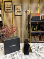 Chanel Caviar Quilted Crossbody Bag with Gold Chain (Black) – Premium Designer Shoulder Bag with Box & Dust Bag - Image 3