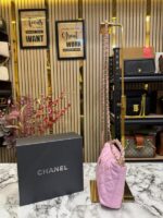 Chanel Caviar Quilted Crossbody Bag with Gold Chain (Pink) – Premium Designer Shoulder Bag with Box & Dust Bag. - Image 3