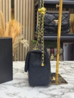 Chanel Classic Flap Mini Quilted Chain Shoulder Bag (Black) – Premium Designer Crossbody Handbag for Women. - Image 3