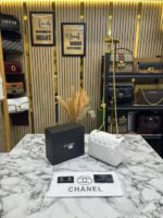 Chanel Classic Flap Mini Quilted Chain Shoulder Bag (3015) – White CC Turn-Lock Designer Handbag with Dust Bag & Box