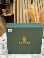 Goyard Saigon Handbag in Canvas With Box & Dust Bag (White) – Premium Luxury Designer Top Handle Bag for Women. - Image 5