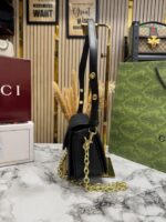 Gucci GG Canvas Jacquard Shoulder Bag With Double OG Box, Dust Bag & Carry Bag (46377-Black) – Premium Luxury Designer Handbag for Women. - Image 4