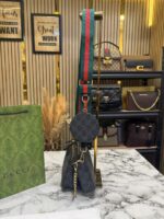 Gucci Ophidia GG Canvas Pochette With Dust Bag & Carry Bag (Black) – Premium Designer Shoulder Pouch Bag for Women. - Image 3