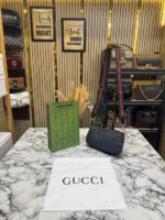 Gucci Ophidia GG Canvas Pochette With Dust Bag & Carry Bag (Black) – Premium Designer Shoulder Pouch Bag for Women. - Image 2