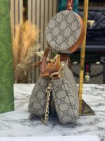 Gucci Ophidia GG Canvas Pochette With Dust Bag & Carry Bag (Brown) – Premium Designer Shoulder Pouch Bag for Women. - Image 2