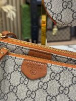 Gucci Ophidia GG Canvas Pochette With Dust Bag & Carry Bag (Brown) – Premium Designer Shoulder Pouch Bag for Women. - Image 4