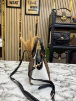 Coach Rowan Satchel Hand Bag Classic C Canvas With Dust Bag & Card (Apricot) – Premium Designer Satchel Bag for Women. - Image 2