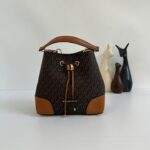 Michael Kors Mercer Premium Quality Bucket Bag With Dust Bag (Brown) – Luxury Designer Shoulder Bag for Women. - Image 2
