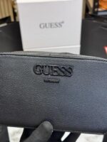 Guess Lainie Sling Bag With OG Box, Dust Bag & Carry Bag – Heavy Quality Designer Crossbody Bag for Women (Black). - Image 5